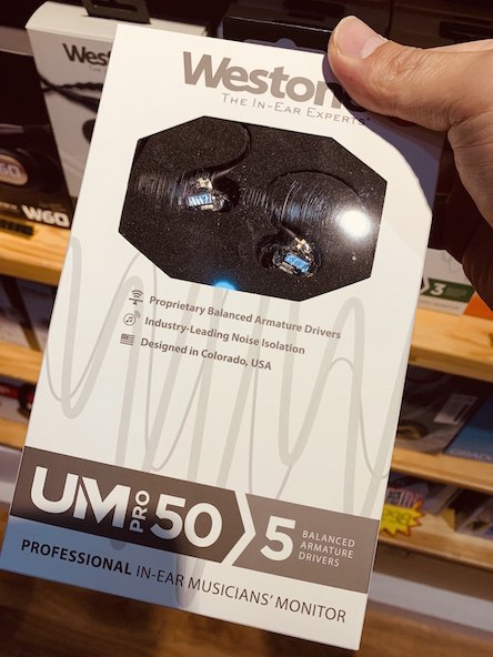 westone Weston Weston um30pro um50pro moving iron unit fever headphones National Bank spot