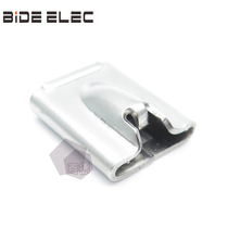 Baide 201304316 material 10mm wide steel ball self-locking stainless steel cable tie head buckle
