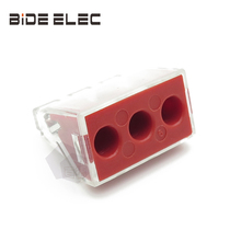 PCT-103D three-hole red domestic wire quick terminal wire connector 50 box