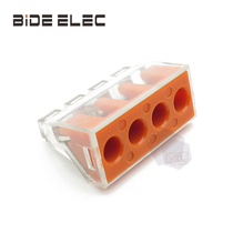 PCT-104D four-hole Orange domestic wire quick terminal wire connector 100 box