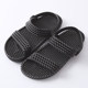 Summer new style Lumis casual low-heeled home beach comfortable dual-use plastic solid color cool bathroom slippers