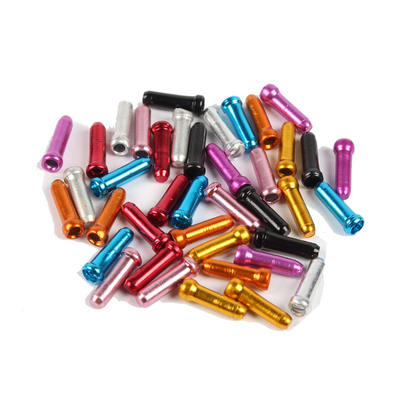 Colorful mountain road folding small wheel diameter wire tail cap, aluminum wire tail cap, transmission core cap, brake core cap