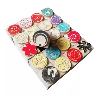 刀劍亂舞印章三日月爺爺加州清光鶴丸國永刀紋手賬木印章遊戲周邊