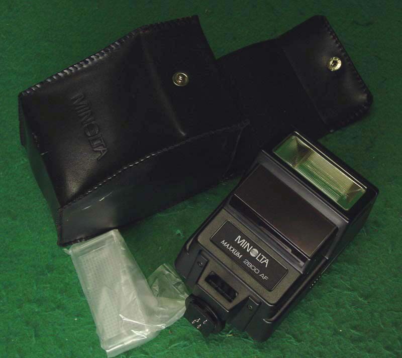 MINOLTA AF2800 lamp with a light in the light