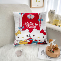 Crystal Home Textiles Official Flagship Store Card Crystal Suede Pillow 40x40cm Solitary Hug Pillow Cover Single Holding Pillow