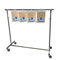 Exhibition-specific textile display rack clothing horizontal bar fabric Zhongdao rack mobile display rack