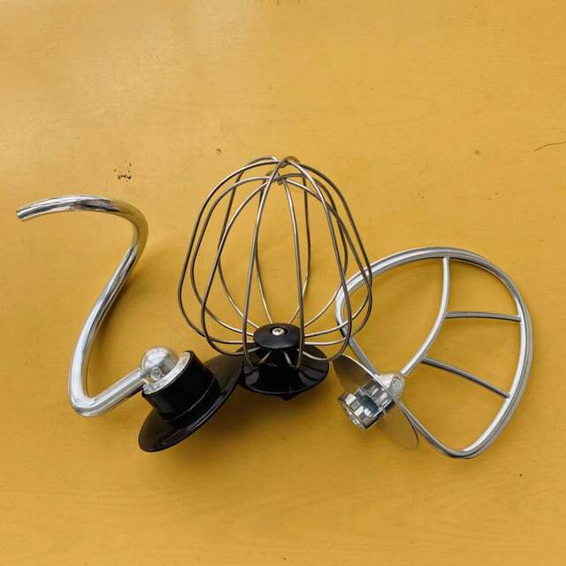 Original Accessories/Upgraded Accessories for the Snowtron Chef Machine Sc-209R: Metal Egg Beater Cage/Egg Beater Ball/Dough Mixer
