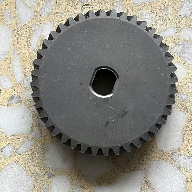 Zwilling Chef Machine Zkm301 Rounded Rectangular Hole Original Parts Metal Gear 40 Teeth Helical Gear Oval Hole