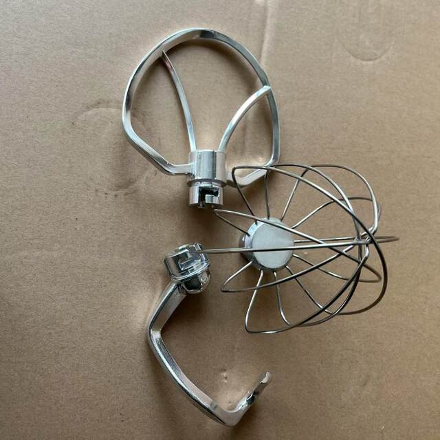 Lejian Chef Machine Lj-8606 Metal Egg Beater and Dough Hook Mixing Paddle K-Paddle