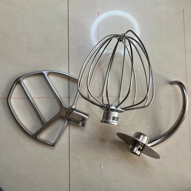Daewoo Chef Machine Dy-Csj03 Accessories Original Egg Beater Cage, Egg Whisk Net, Dough Hook, and Mixing Paddle
