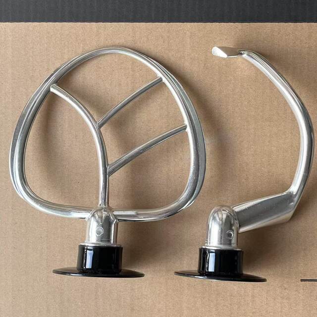 Konka 12-Liter Stand Mixer Original Accessories Km923 Egg Beater Attachment Upgraded Egg Beater Ball and Dough Hook Mixing Paddle