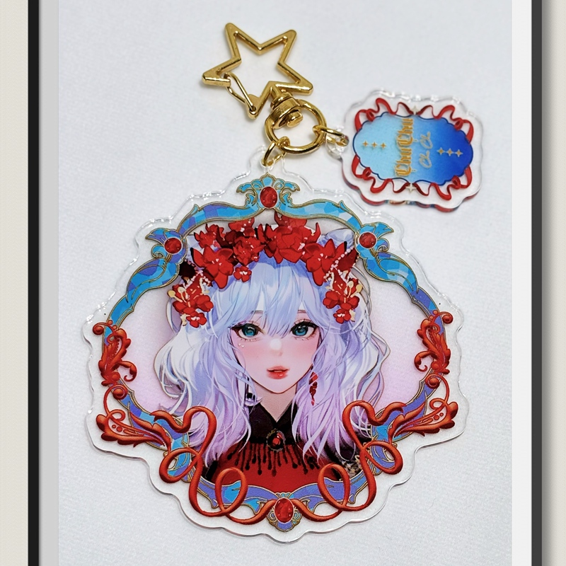 [Legend of the Universe: Wedding God Star Pendant] Chuchu 8cm Mother-Daughter Pendant
