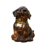 Сад - старая милая щенка бесплатная доставка золотисто -волос собачья смола орнамент ресторан цветочный магазин вилла