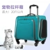 Pet mèo xe đẩy trường hợp quá khổ 15 pounds chó đi du lịch hai con mèo ra hành lý bốn bánh di động - Cat / Dog hàng ngày Neccessities