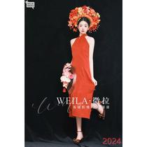 Studio travel photo shoot clothing Quanzhou Xunpu womens clothing hairpin Zhao Liyings same ethnic style shooting Hanfu cheongsam