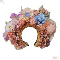 Fujian Quanzhou Xunpu womens hairpin headdress ethnic style flower skirt high-value hot model simulation flower Quanzhou hairpin full of flowers