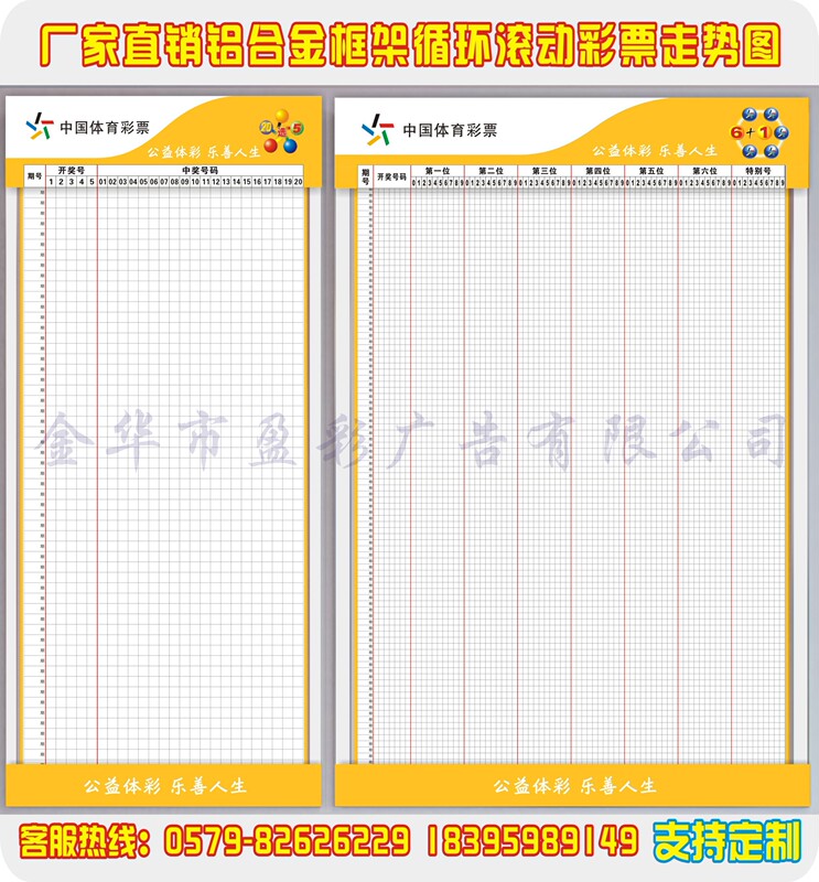 Zhejiang Sports Lottery 20 Pick 5 Trend Chart | White Aluminum Alloy Frame | Cyclic Rolling Type | Sports Lottery Trend Chart