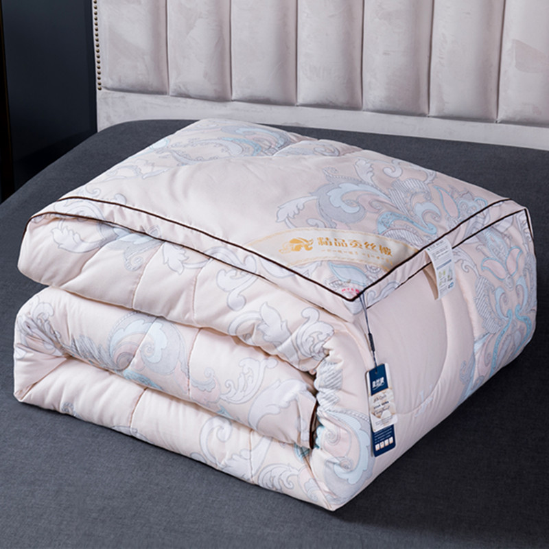 Silk quilt 100 mulberry silk winter quilt thickened cotton 10 catties 7 winter quilt four seasons universal spring and autumn quilt quilt core