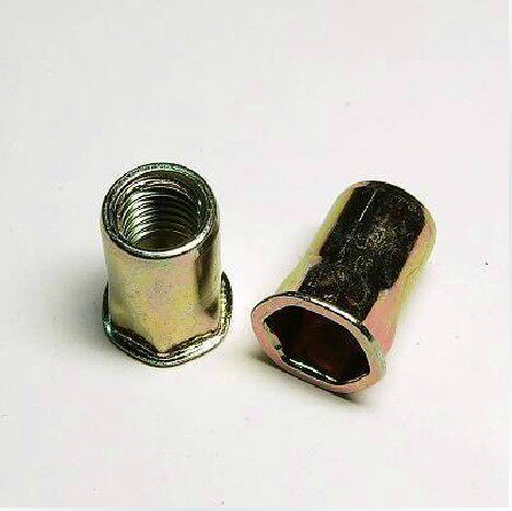 Carbon steel pull riveting nut sunk head hexagonal riveting nut pull riveting 100 copies only