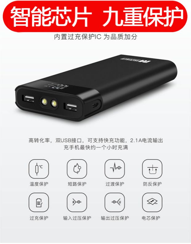 Sạc kho báu 20000 mAh vivo apple OPPO phổ di động sạc nhanh dung lượng di động siêu lớn - Ngân hàng điện thoại di động sạc dự phòng kiêm phát wifi