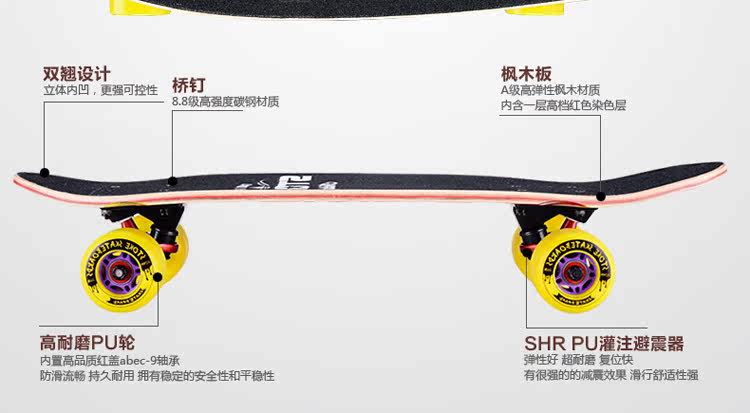 Skateboard pour homme femme enfant - Ref 2599148 Image 25