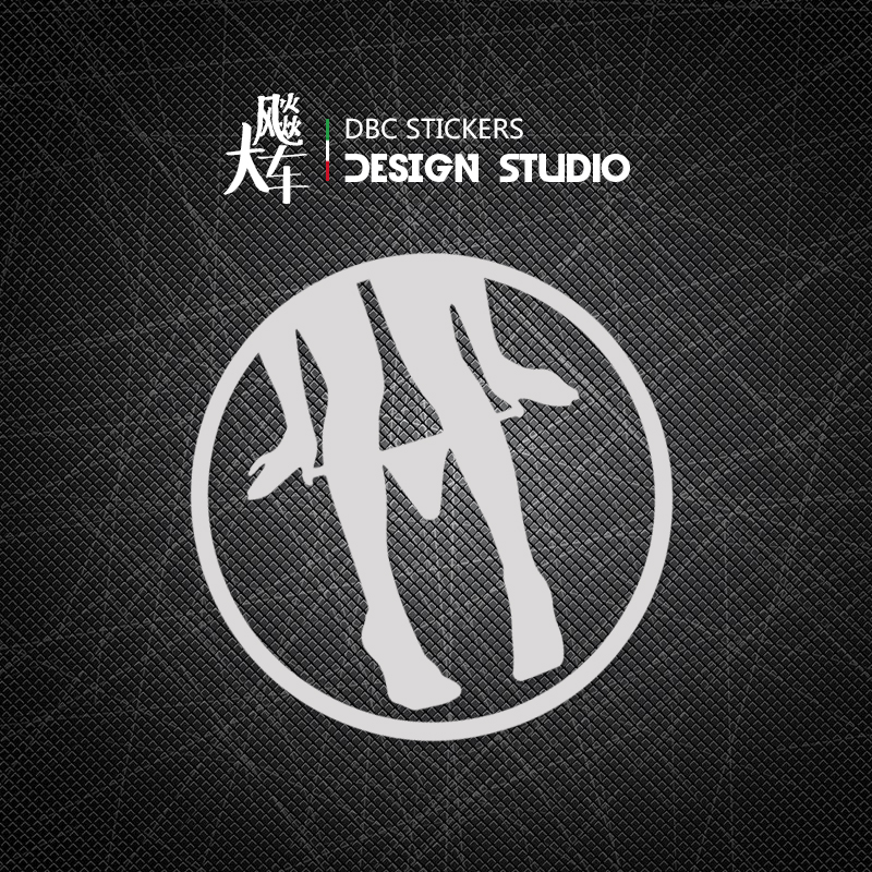 JDM steel pipe Baby car modified car funny adult creative personality waterproof reflective sticker