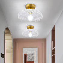 Sun desk lamp corridor lamp aisle lamp French luxury ceiling lamp porch light retro cloakroom entrance lamp