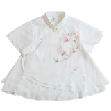 Ханьфу, осенний ретро детский комплект для девочек, китайский стиль, детская одежда