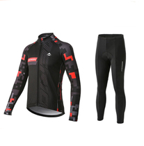 Summer mountain self-propelled bike riding gear Long sleeves riding Pulleys Suit Breathable perspiration Men and women thin