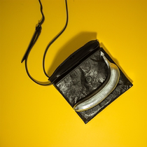 Three bananas independent design new limited individual fold tanned leather tanning leather bag shoulder crossbody bag