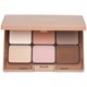 everbab eye shadow palette, contouring all-in-one palette, blush highlighter, ຫົກສີ, comprehensive earth pigment matte flagship ແທ້ຈິງ