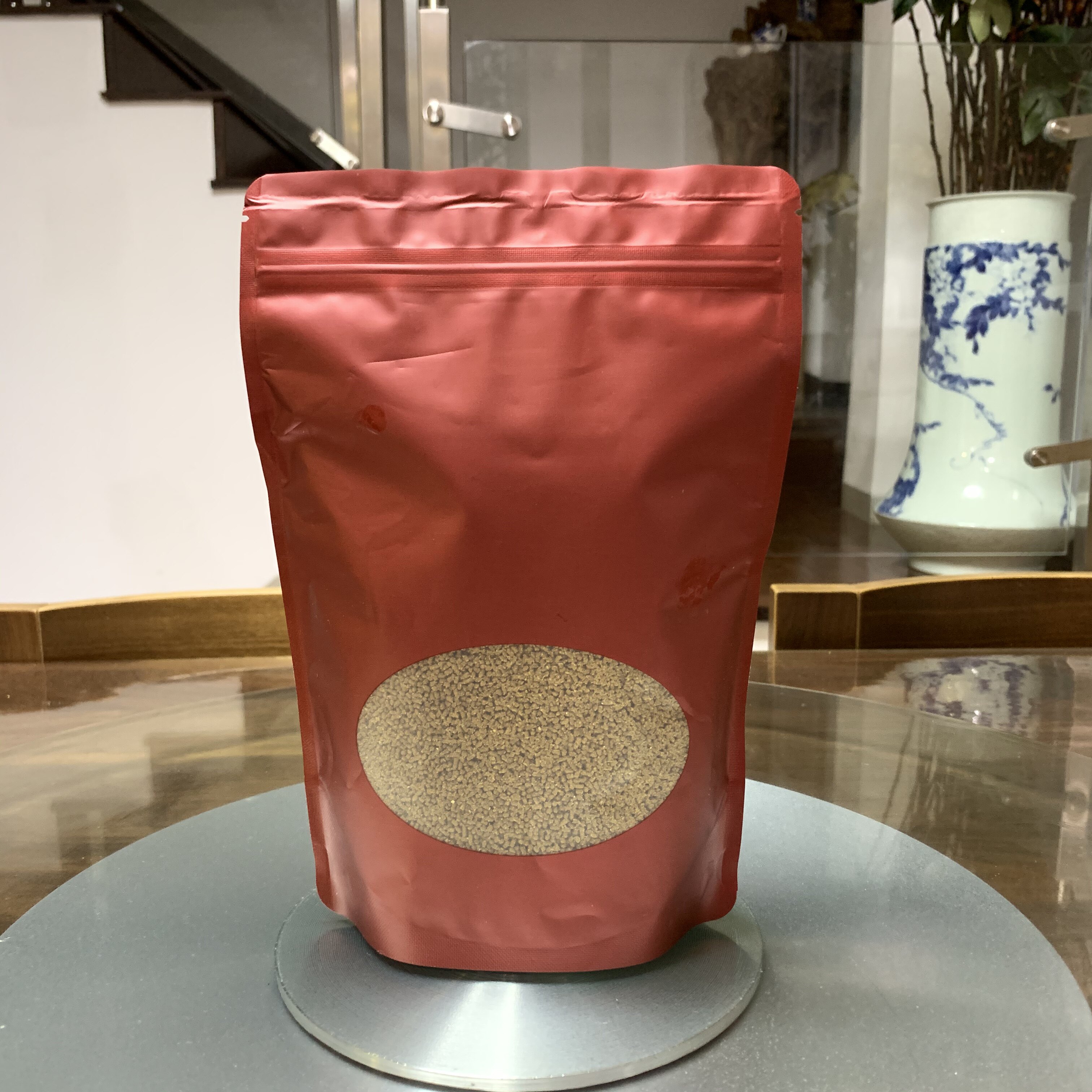 Embroidered Xuan Xuan New Embroidered Dark Green Bird Food Pig Brother-in-law Show Eyes Feed White Eye Circles Green Birds and Birds With to Revered Material