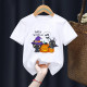 HalloweenkidsT-shirt2022 Halloween pumpkin ghost funny print children's T-shirt