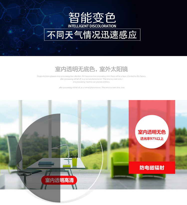 Chống bức xạ màu xanh máy tính chống sương mù kính đổi màu kính cận thị khung nam mắt đầy đủ khung hoàn thành một nửa khung phẳng mắt kính gucci