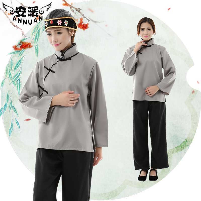 Grandma Costume Performance Outfit Adult Drama Costume Republic Era Old Lady Performance Rural Women Aiqing Sister