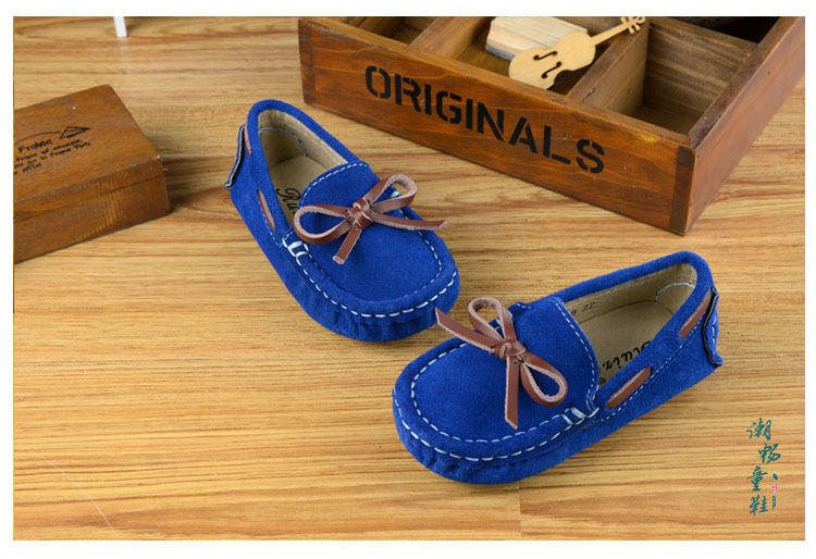 秋冬季学步宝宝儿童豆豆鞋1-2-3岁男童女童单