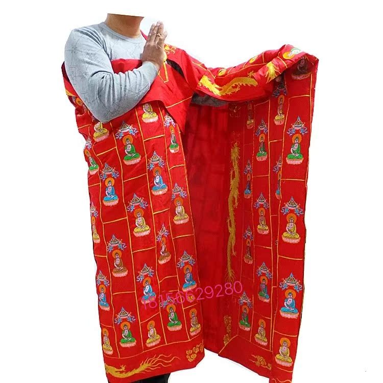 Dori silk one thousand Buddha clothes one thousand flower clothes Buddha Supplies West Journey Props Son Monk Clothes and Tang monk Monk Kesu Clothes