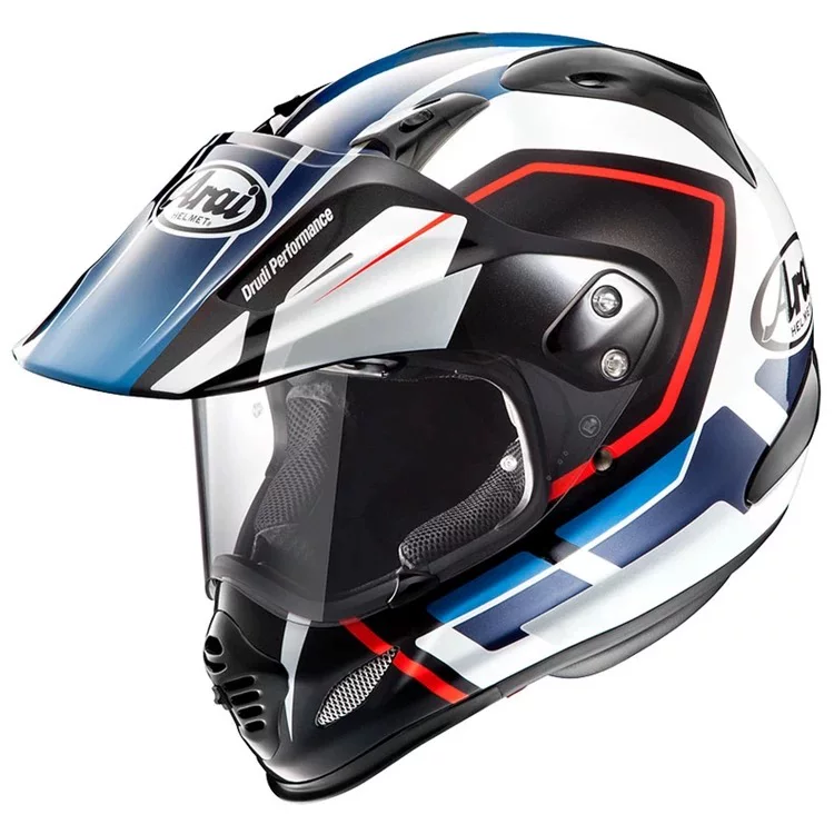 Шлем ARAI Relic Tour-Cross3 Wet Blue/Win Blue/Visual Red Gray/Non-Double Helmet
