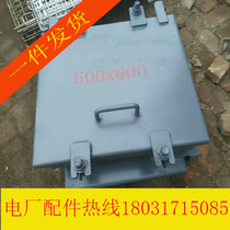Quick-opening rectangular manhole door double-layered square insulated manhole door electrostatic precipitator inspection manhole door customizable