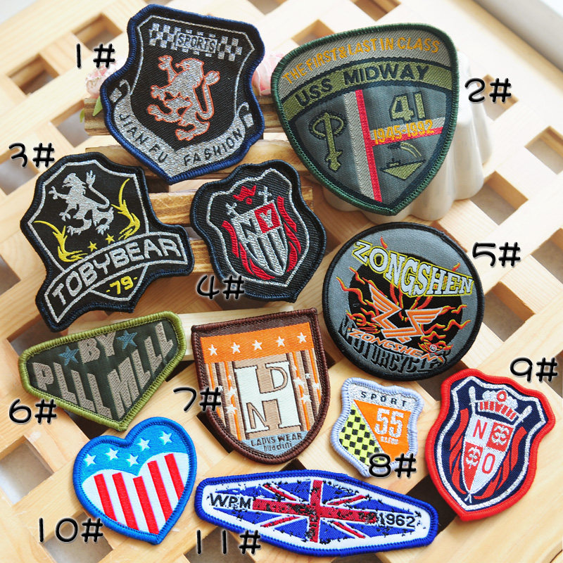 Clothing repair Ding cloth stickers appliqued badge badge badge armband Trendy cool personality DIY hand embroidery stickers