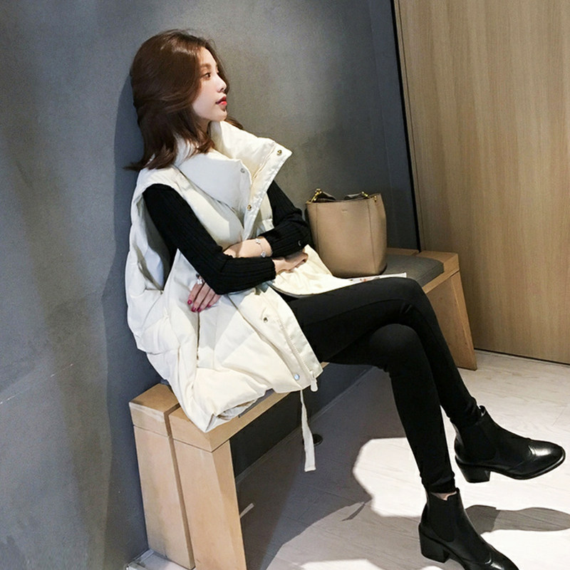 Maternity vest cotton coat medium long loose autumn and winter cotton jacket top maternity coat horse clip bread suit