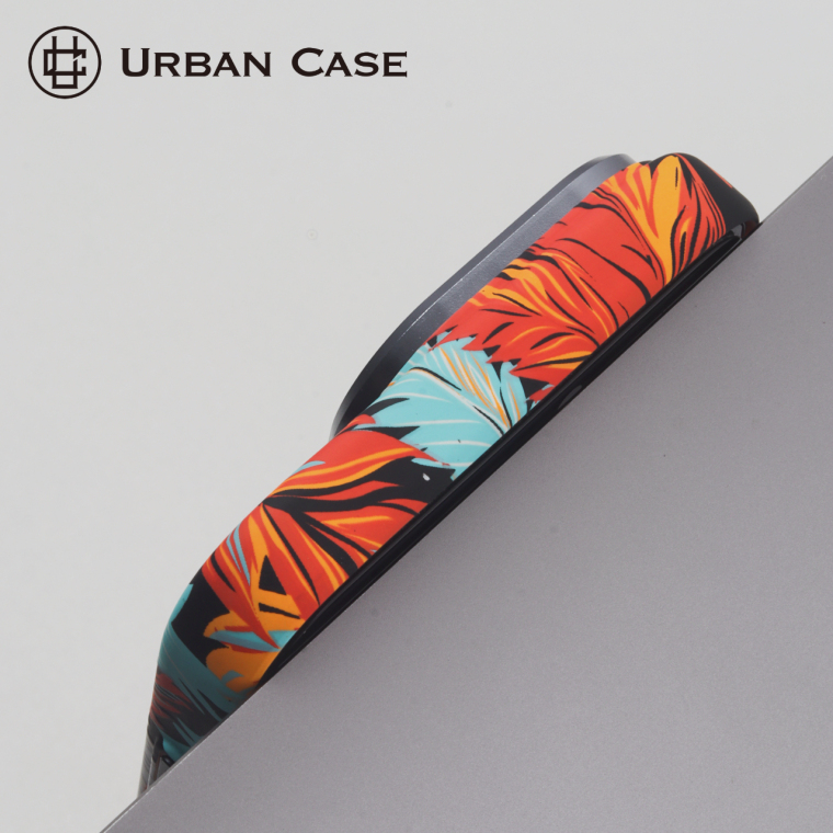 Urban Blue-Eyed Cat Feather Portrait iPhone Case
