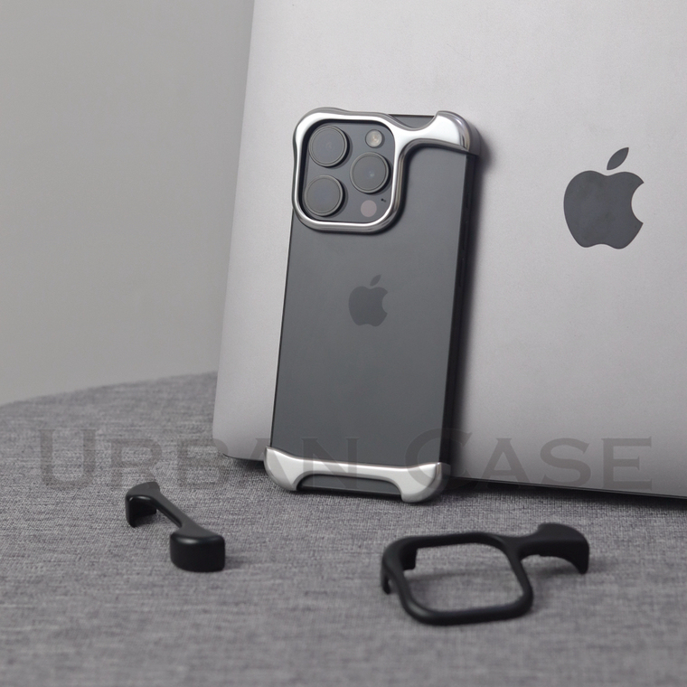 Urban Gold Frame Minimalist Black Accents iPhone Case
