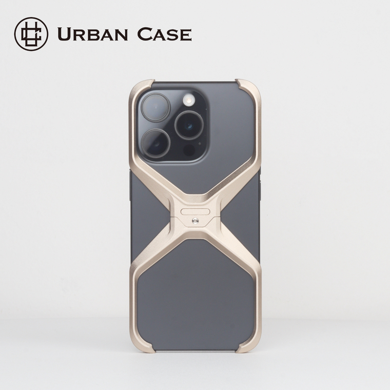 URBAN Metal X Frame Frameless iPhone Case