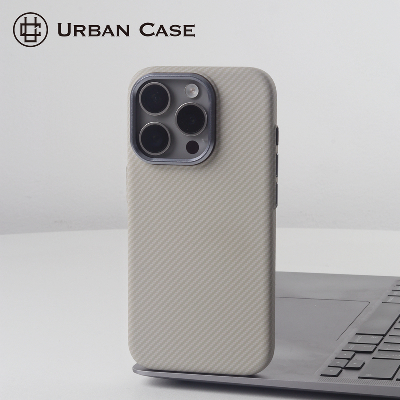 Urban Case Is Suitable for iPhone 17 Pro Max Woven Phone Case in Khaki Gray Carbon Fiber Pattern Kevlar Pattern 1500D Apple 17 Pro/16 Pro Max Protective Case with Unique Original Design Urban Case Is Suitable for iPhone 17 Pro Max Woven Phone Case in Khaki Gray Carbon Fiber Pattern Kevlar Pattern 1500D Apple 17 Pro/16 Pro Max Protective Case with Unique Original Design
