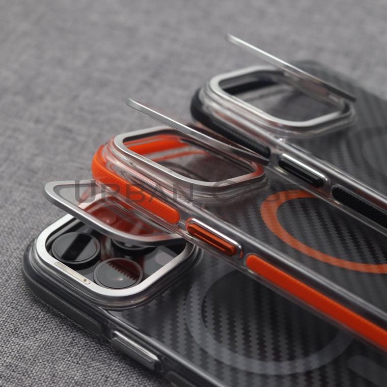 URBAN Carbon Fiber Kickstand iPhone Case