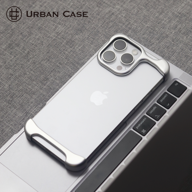Urban Gold Frame Minimalist Black Accents iPhone Case