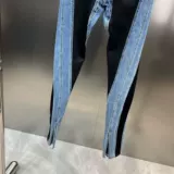 Джинсовые черные сексуальные джинсы, популярно в интернете, 2025 года, осенние, по фигуре