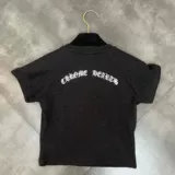 Летние шорты с буквами, комплект, 2025 года, круглый воротник, с вышивкой