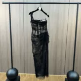 Летний ретро бюстгальтер-топ, вечернее платье, 2025 года, изысканный стиль